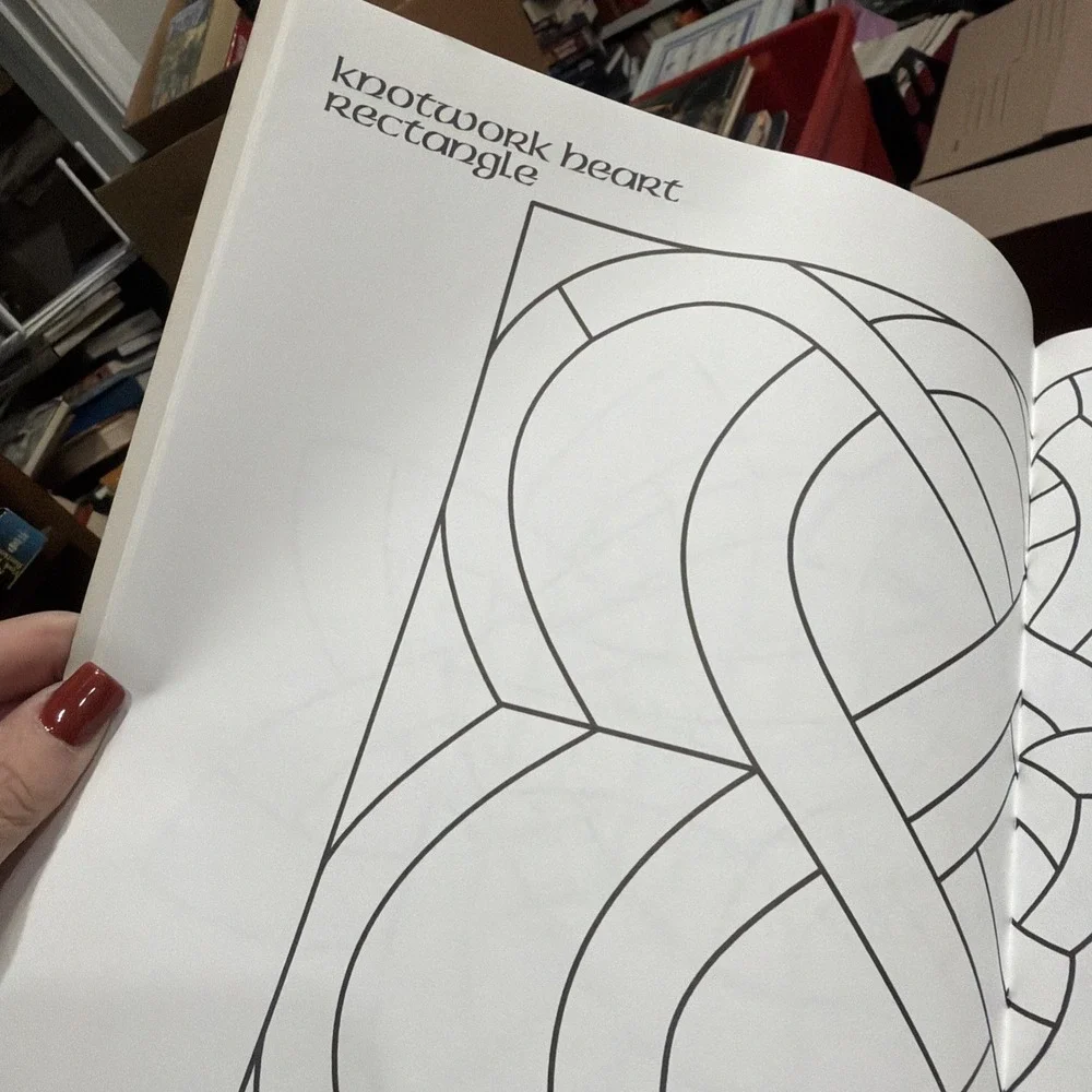 CELTIC KNOTWORK AND OTHER DESIGNS FOR STAINED GLASS By Rachel Cecere